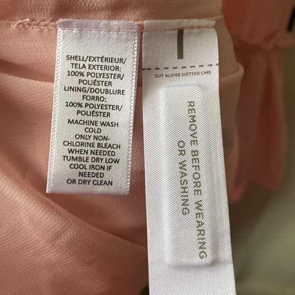 NWT gorgeous tiered pink LOFT dress - Picture 3 of 3